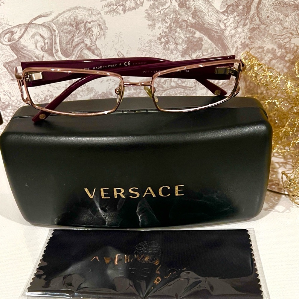 Authentic Versace Frame Original Case,Cleaning Cl… - image 1